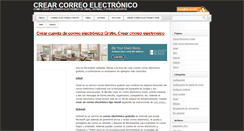 Desktop Screenshot of crearcorreoelectronico.es