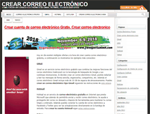 Tablet Screenshot of crearcorreoelectronico.es